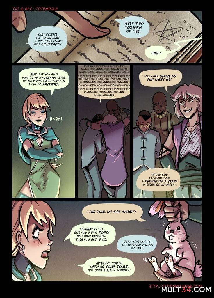 The Cummoner 28: Soul-Bound Sorceress - Porn Comics page 19