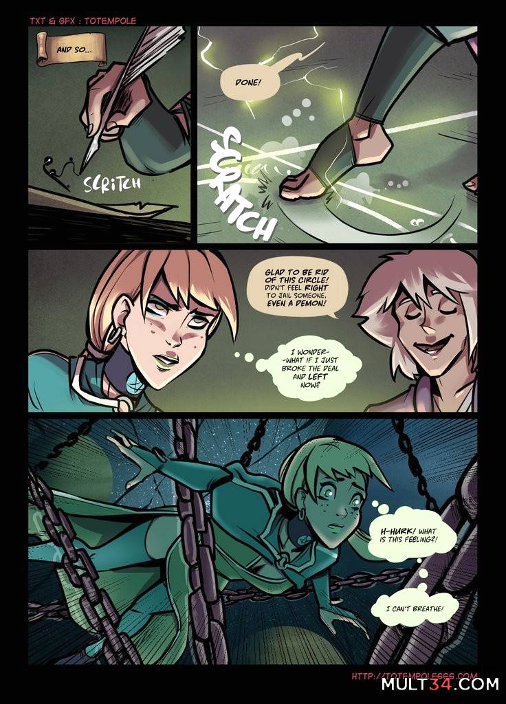 The Cummoner 28: Soul-Bound Sorceress - Porn Comics page 21