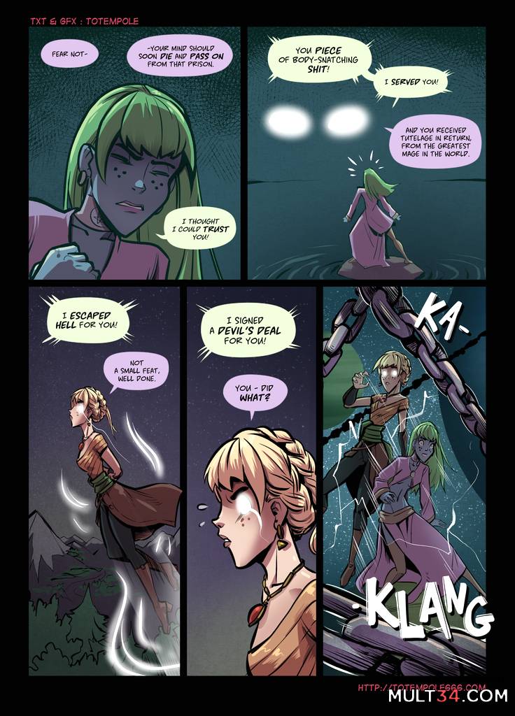 The Cummoner 28: Soul-Bound Sorceress - Porn Comics page 50