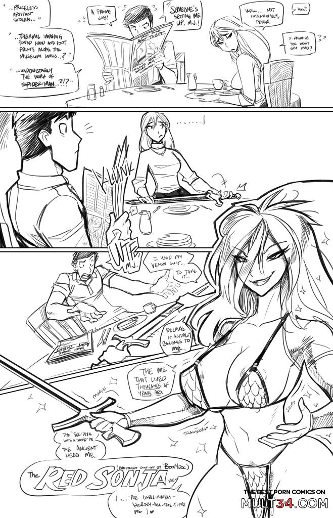The Red Sonja Me - Porn Comics page 1