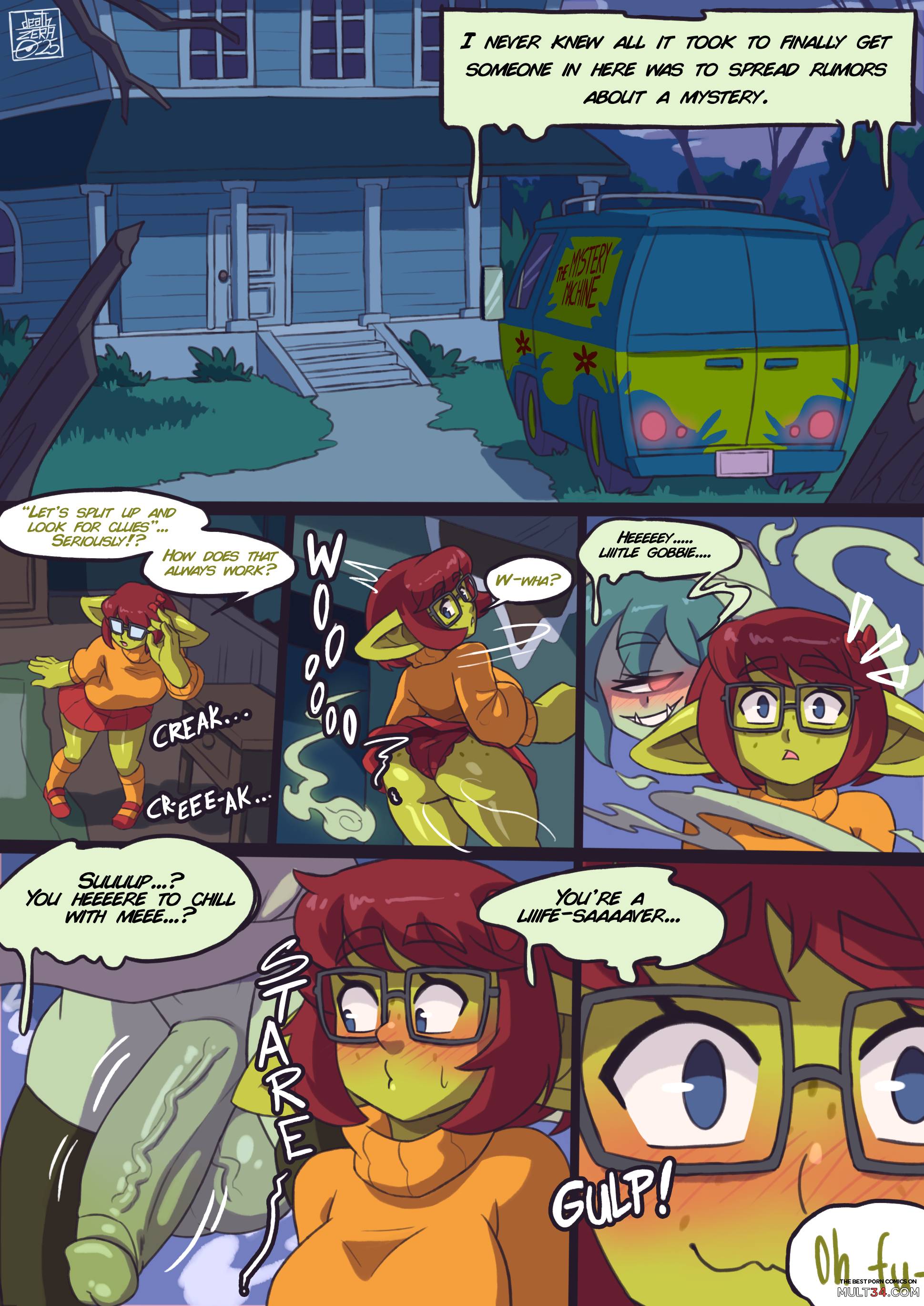 Title: Searching for clues in Mia's Haunted House - Porn Comics page 1