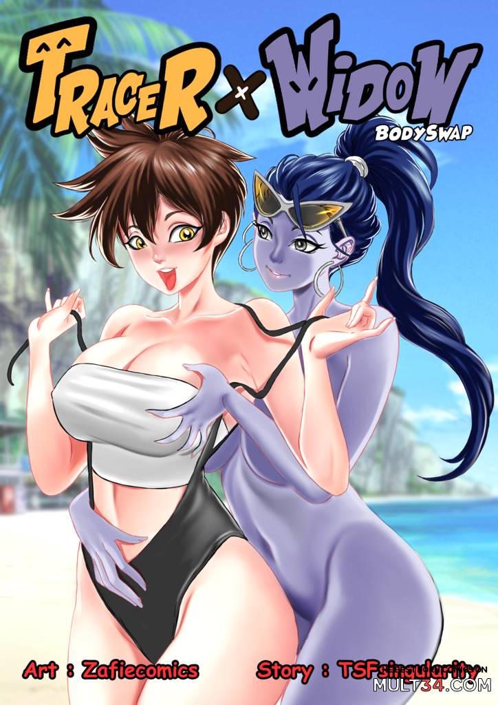 Tracer x Widow BodySwap - Porn Comics page 1
