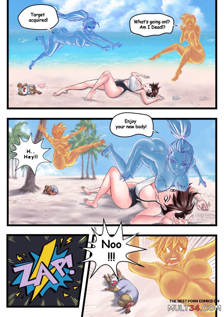 Tracer x Widow BodySwap - Porn Comics page 3