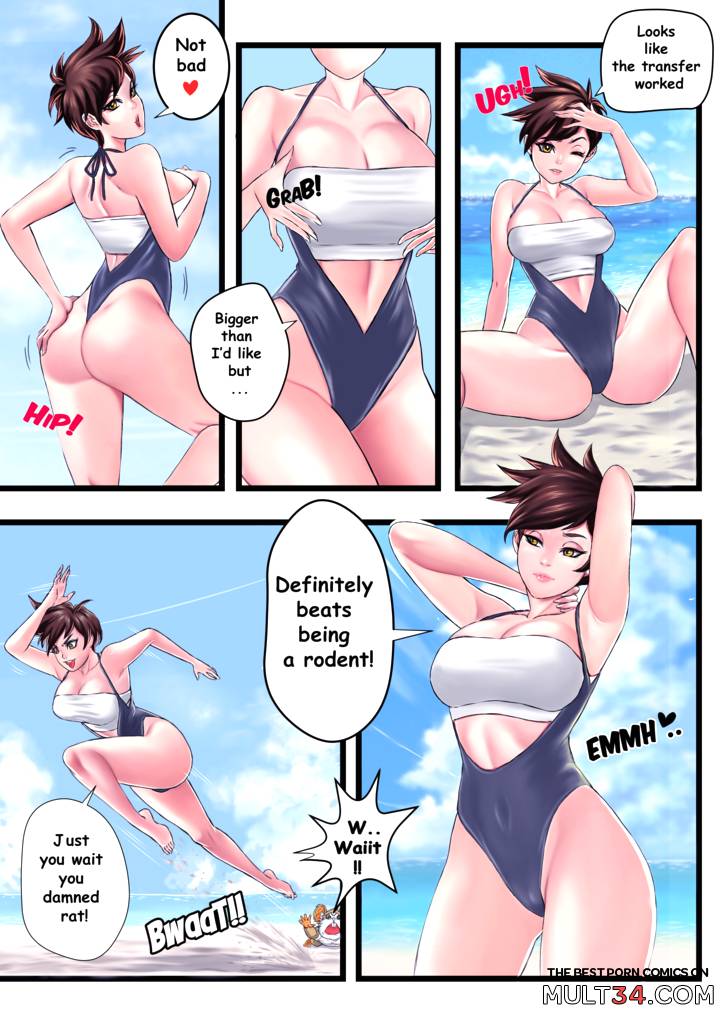 Tracer x Widow BodySwap - Porn Comics page 4