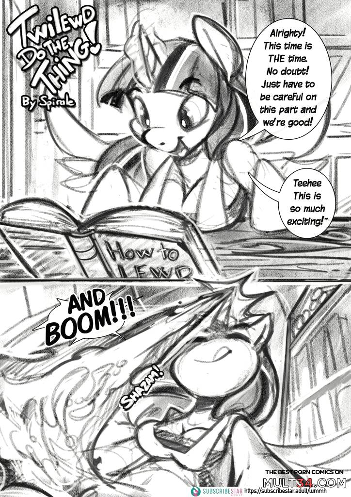 Twilewd, Do The Thing! - Porn Comics page 1