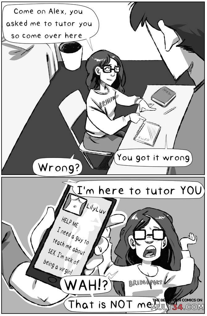 V-Card Tutor Me - Porn Comics page 2
