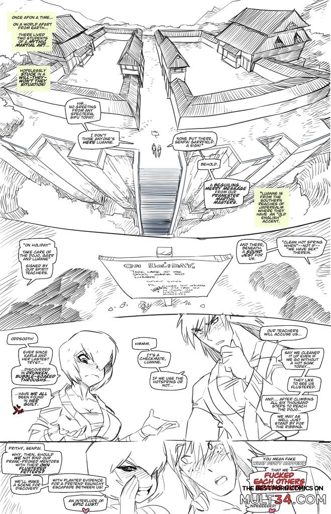What Didn't Happen Fake Sex Goof-Off - Porn Comics page 1