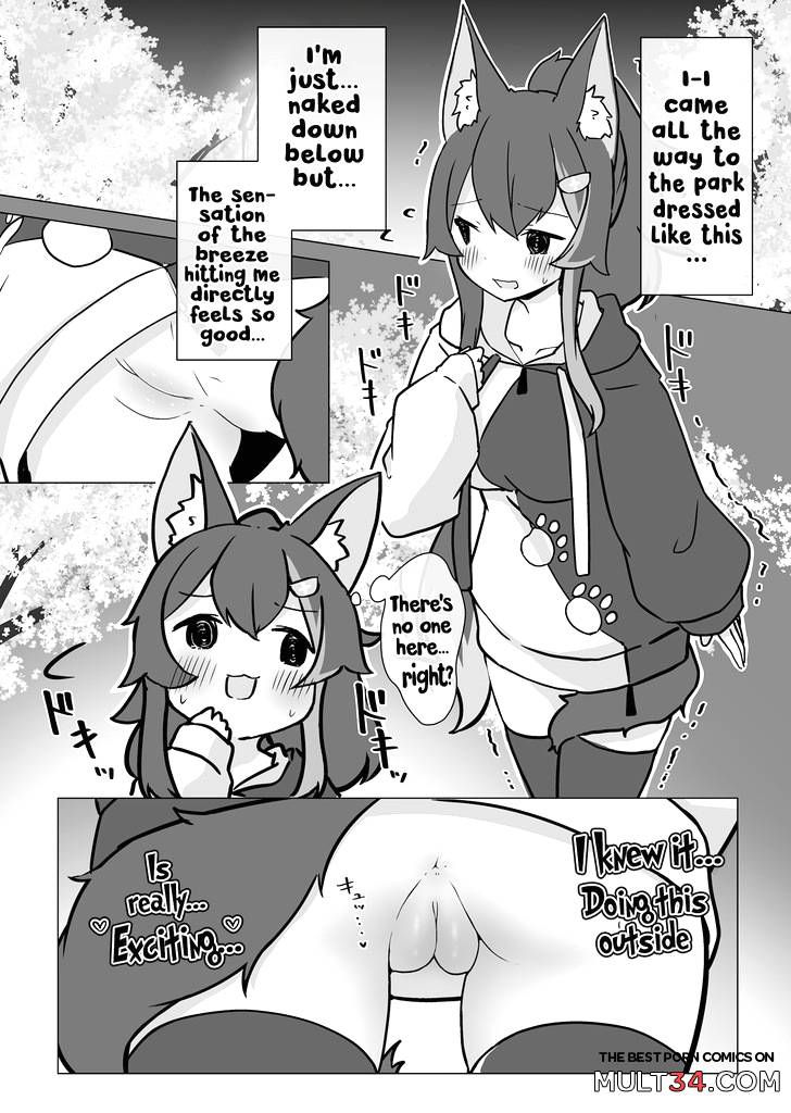 A Book where Miosha gets Naked Outside page 10
