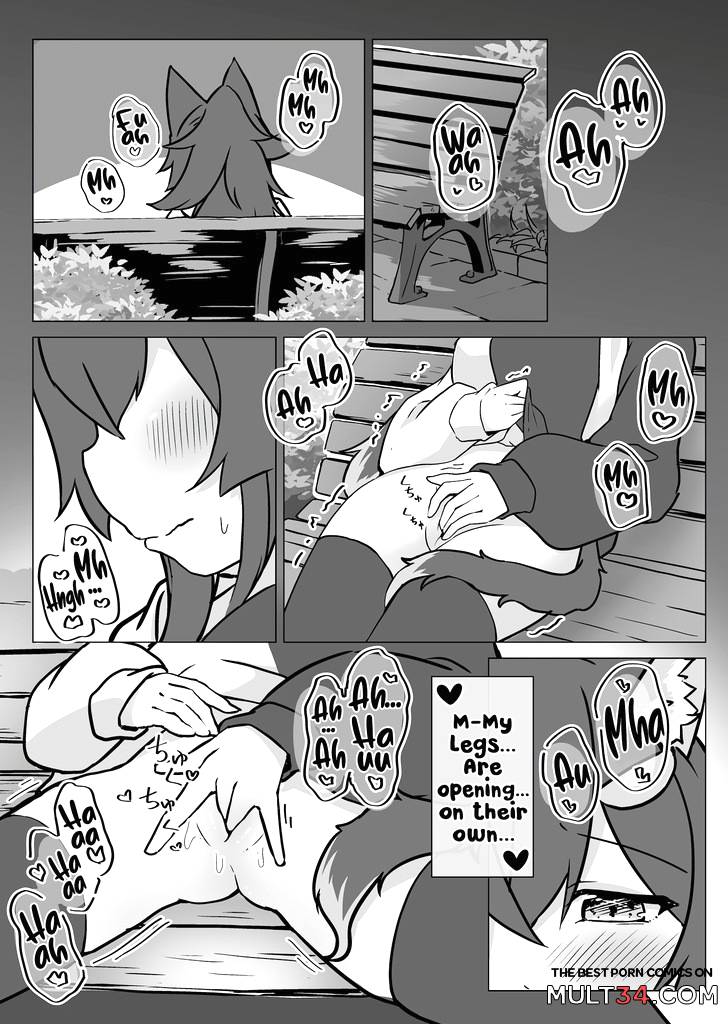 A Book where Miosha gets Naked Outside page 11