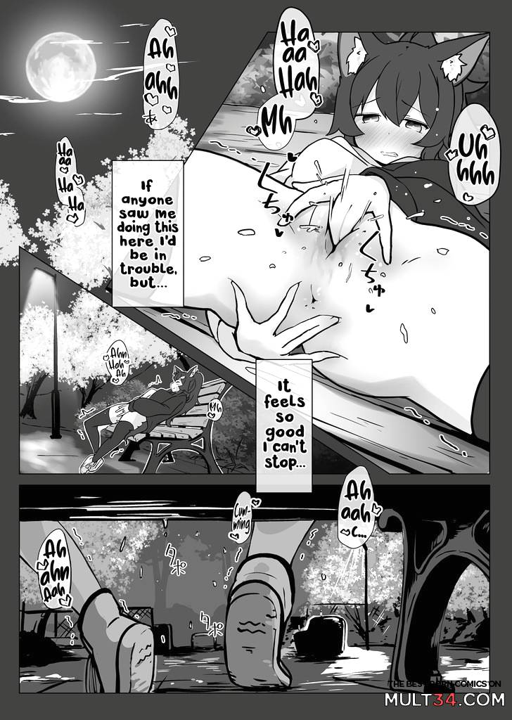 A Book where Miosha gets Naked Outside page 12