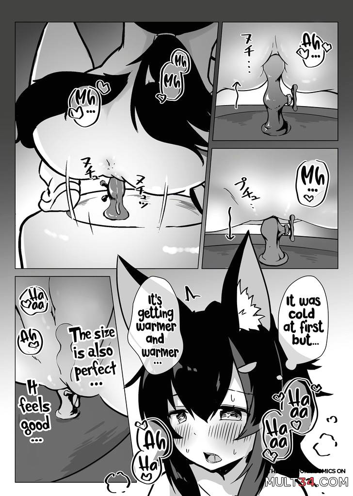 A Book where Miosha gets Naked Outside page 19
