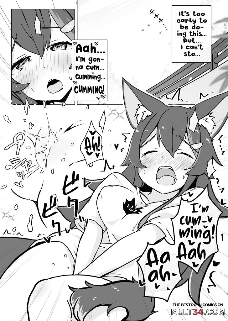 A Book where Miosha gets Naked Outside page 7