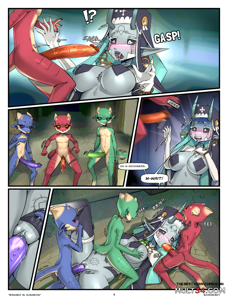 Bagged in Dungeon - Porn Comics page 4