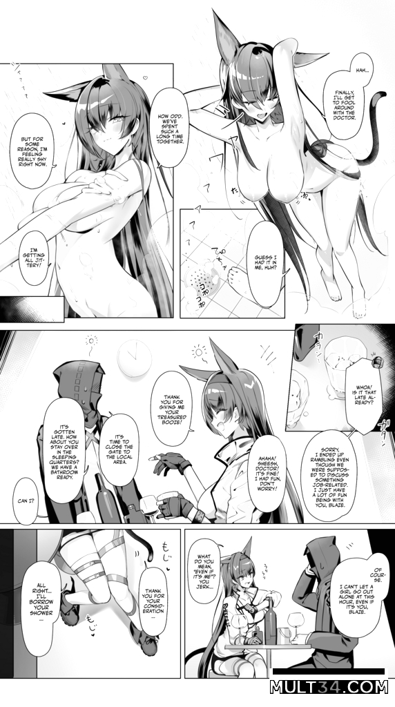 Blaze to Sauna Mitai na Sex suru Hanashi page 1