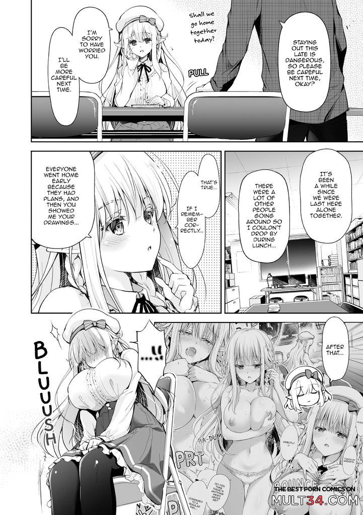 Elf Princess of the Otaku Club 4 + Extra page 28