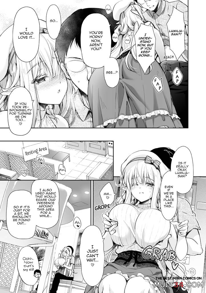 Elf Princess of the Otaku Club 4 + Extra page 8