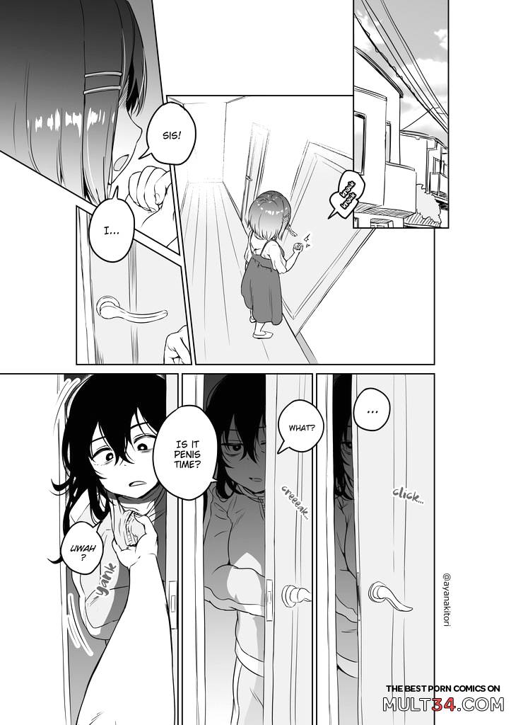 Hikikomori and Her Futanari Sister page 13