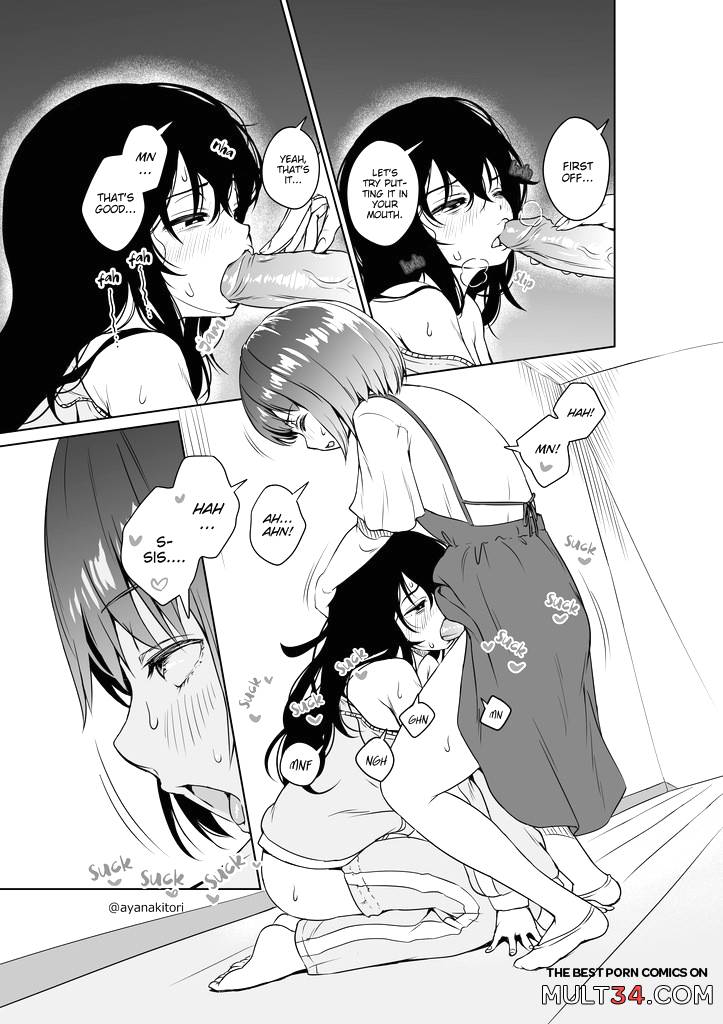 Hikikomori and Her Futanari Sister page 17