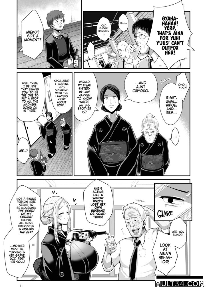 Machinations of an Elven Concubine 2: Funeral page 11