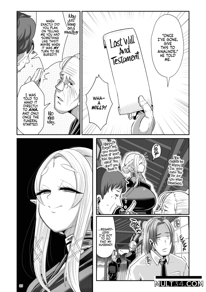 Machinations of an Elven Concubine 2: Funeral page 35