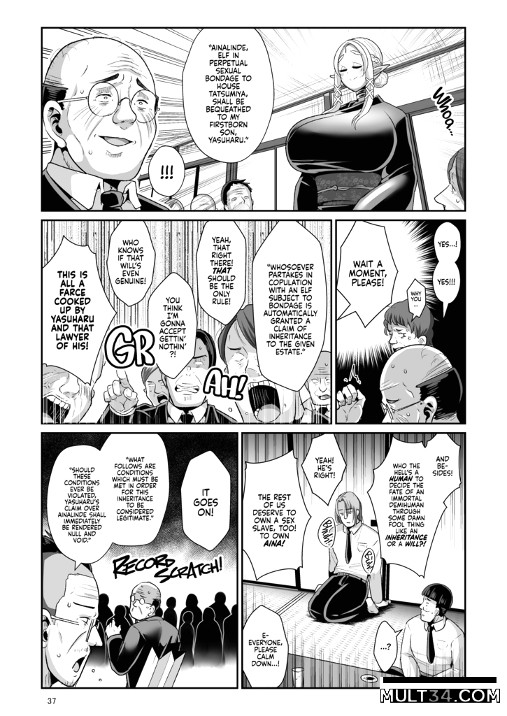 Machinations of an Elven Concubine 2: Funeral page 37