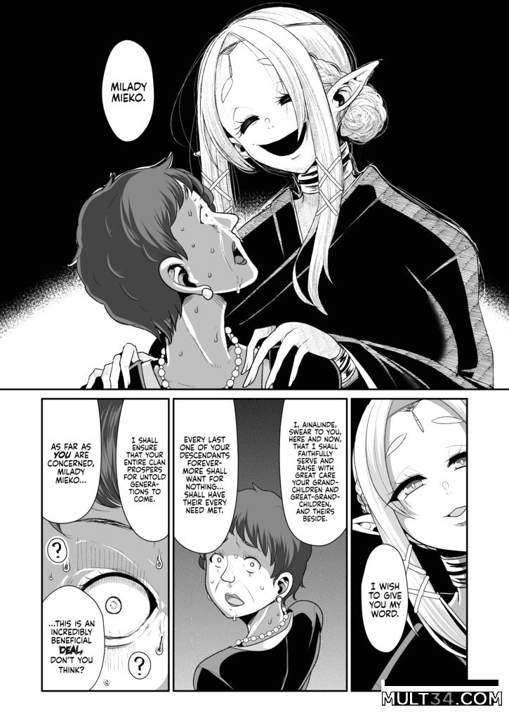 Machinations of an Elven Concubine 2: Funeral page 40