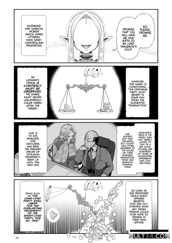 Machinations of an Elven Concubine 2: Funeral page 41