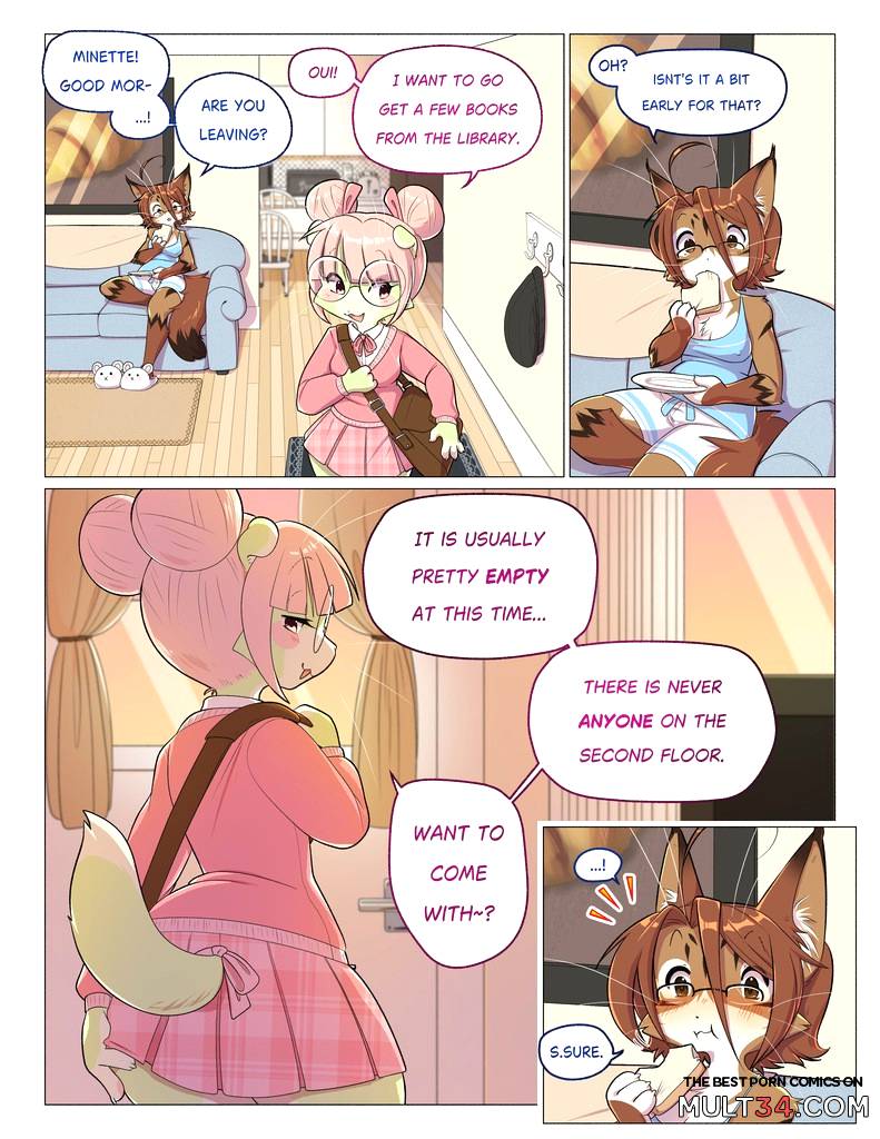 Orito and Minette: Visit the Library - Porn Comics page 4