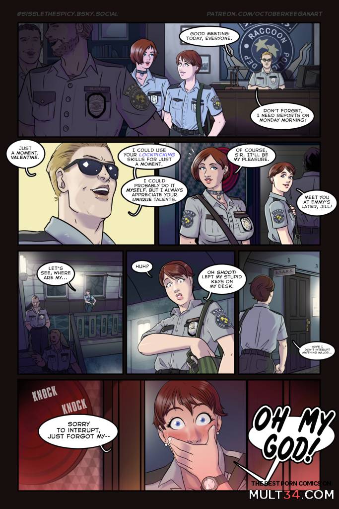 S.T.A.R.S. Office Party - Porn Comics page 2