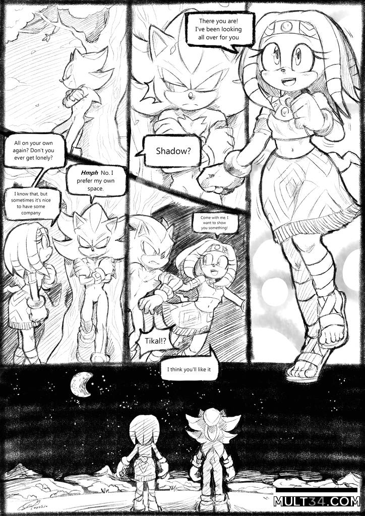 Shadow & Tikal - Porn Comics page 1