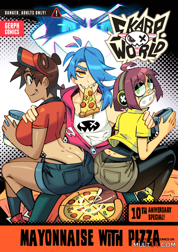 Skarp World: Mayonnaise with Pizza - Porn Comics page 1