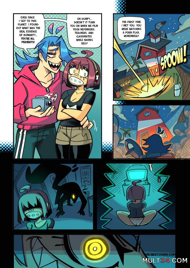 Skarp World: Mayonnaise with Pizza - Porn Comics page 9