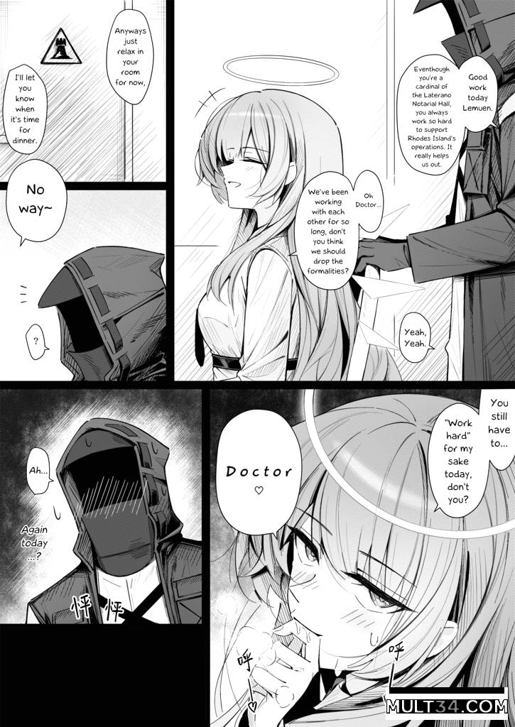 Story of Lemuen and Doctor in bed page 1