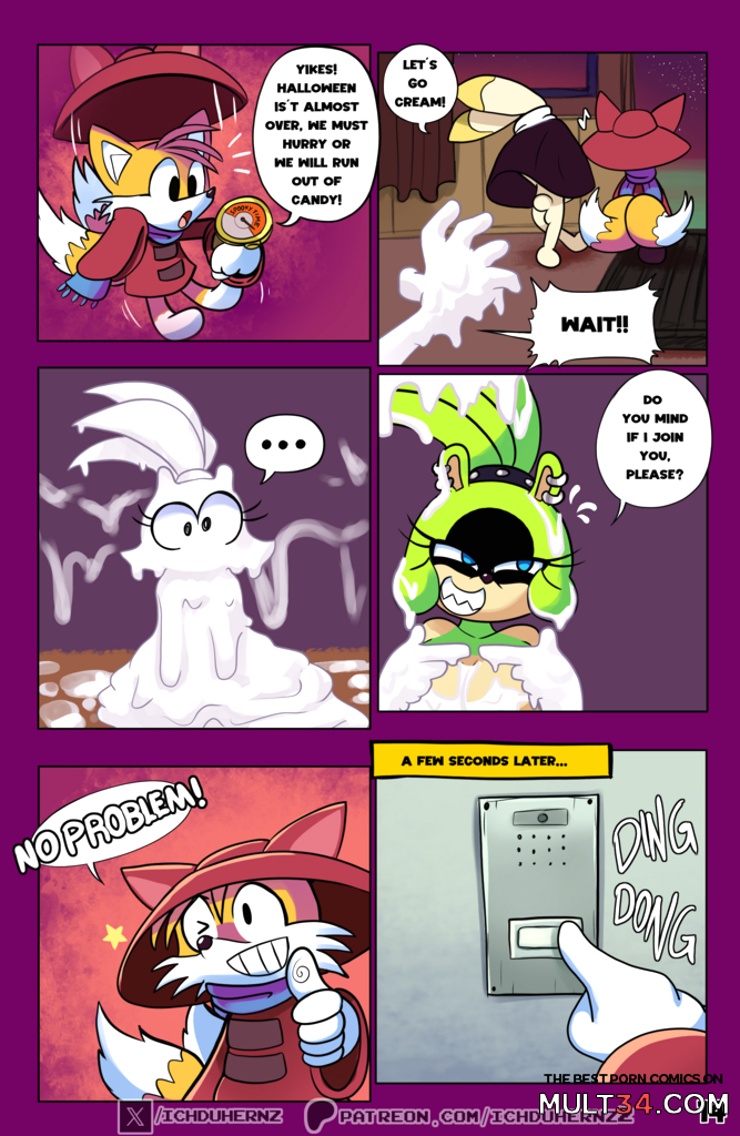Tails and Cream Halloween Moment - Porn Comics page 16