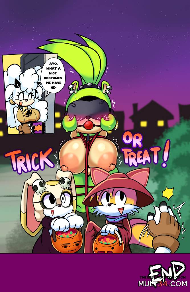 Tails and Cream Halloween Moment - Porn Comics page 17