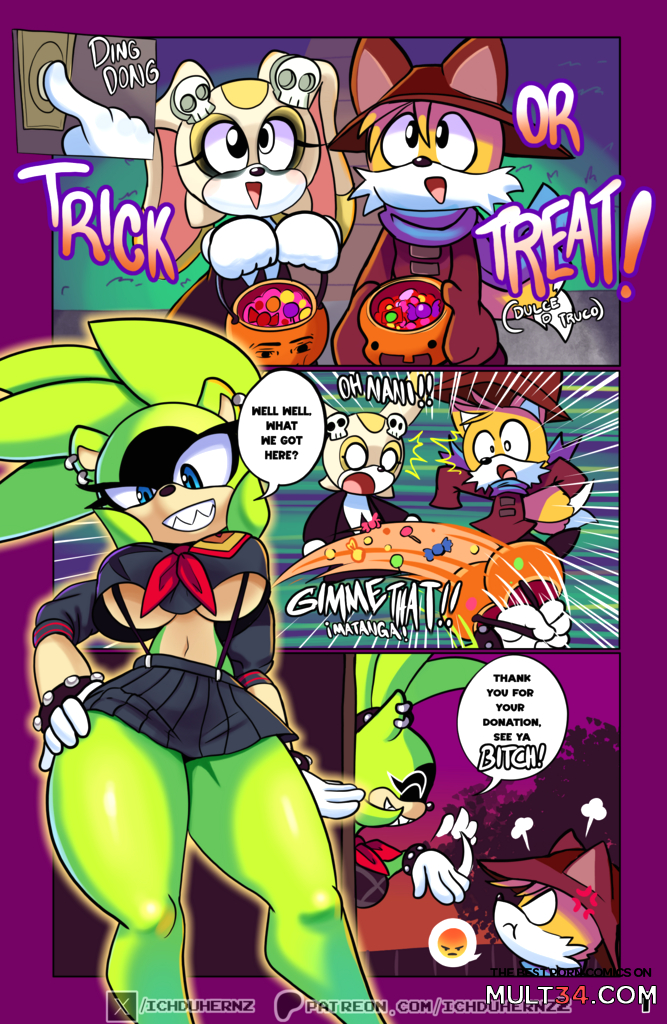 Tails and Cream Halloween Moment - Porn Comics page 3