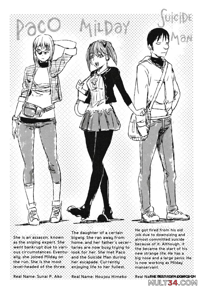 The Adventures of Suicide Man, The Woman Who Never Misses, and Hime-Chan 13-17 page 62
