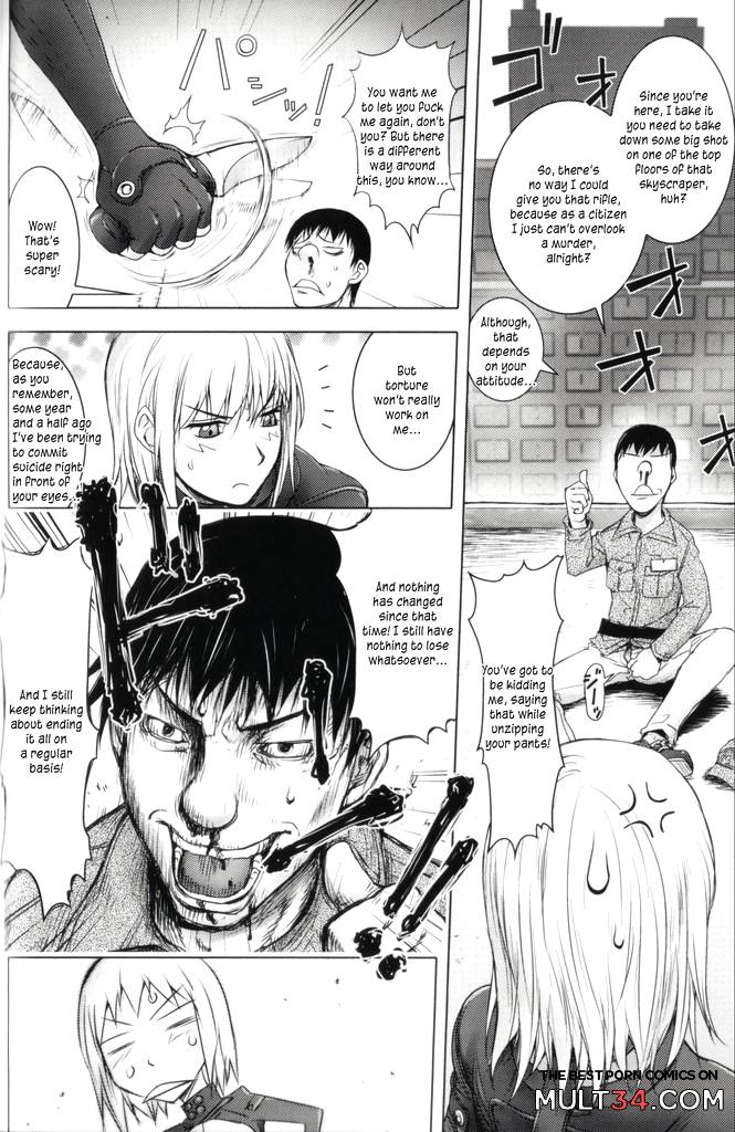 The Adventures of Suicide Man, The Woman Who Never Misses, and Hime-Chan 5-8 page 6
