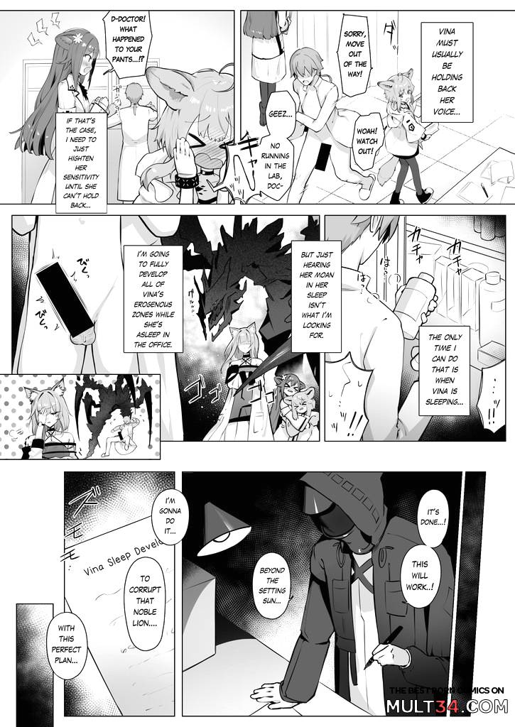 While the lion sleeps page 11