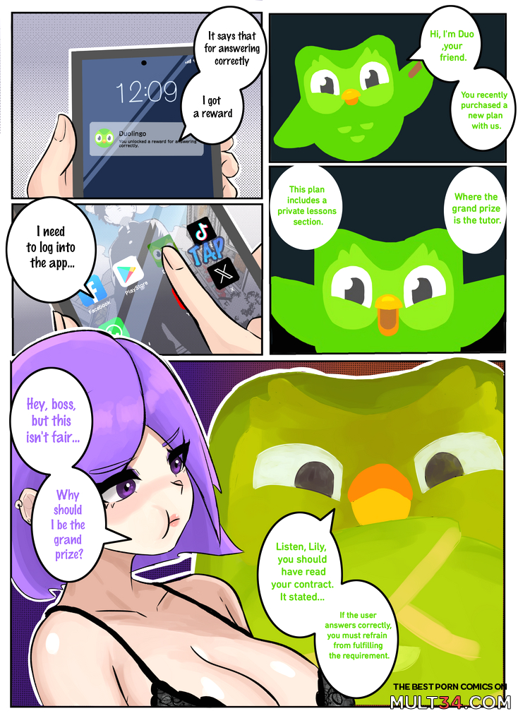 Lessons with Lily - Porn Comics page 12