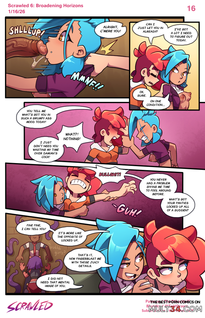 Scrawled 6: Broadening Horizons - Porn Comics page 16