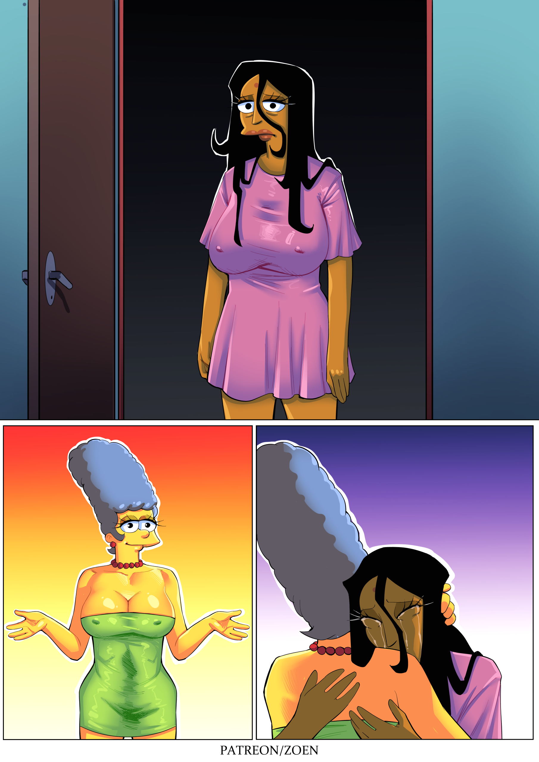 The Simpsons: "Manjula's Deal" - Porn Comics page 9