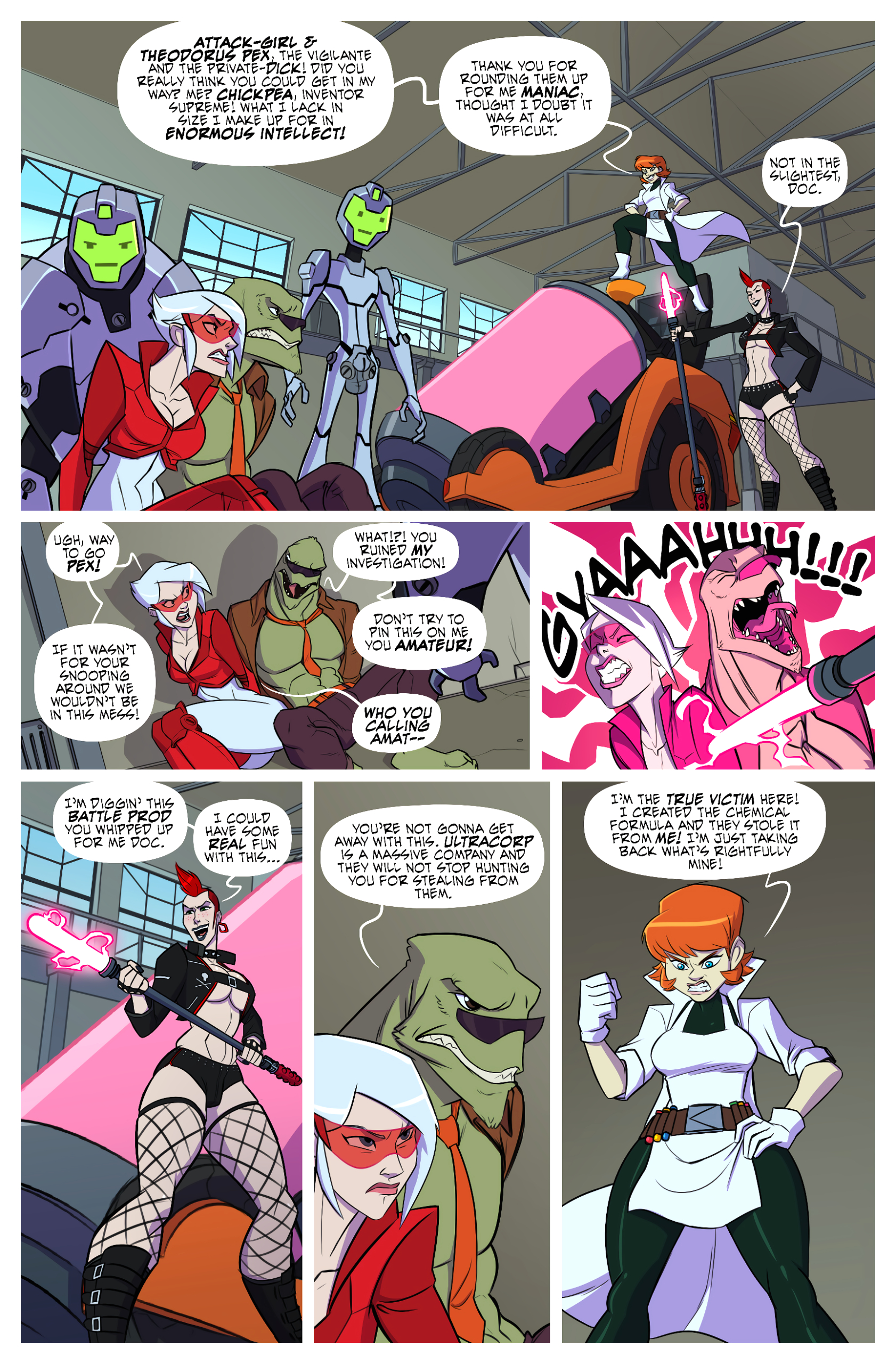 Attack-Girl: Maniac Pixie Dreamdust page 4