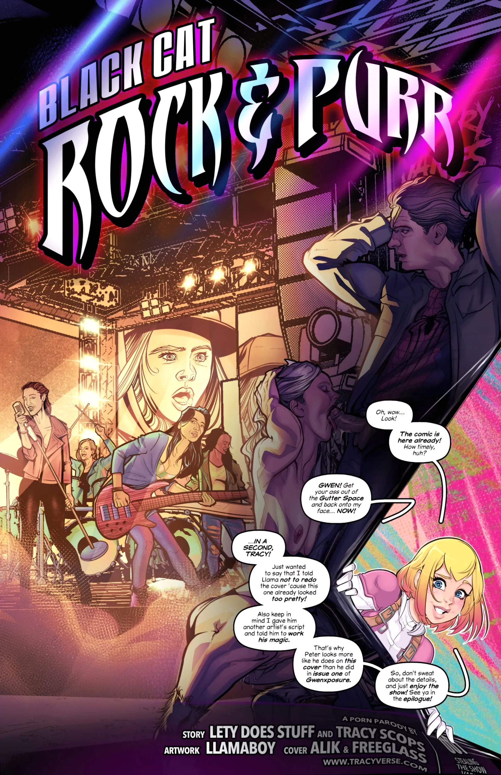 Black cat - Rock & Purr page 1