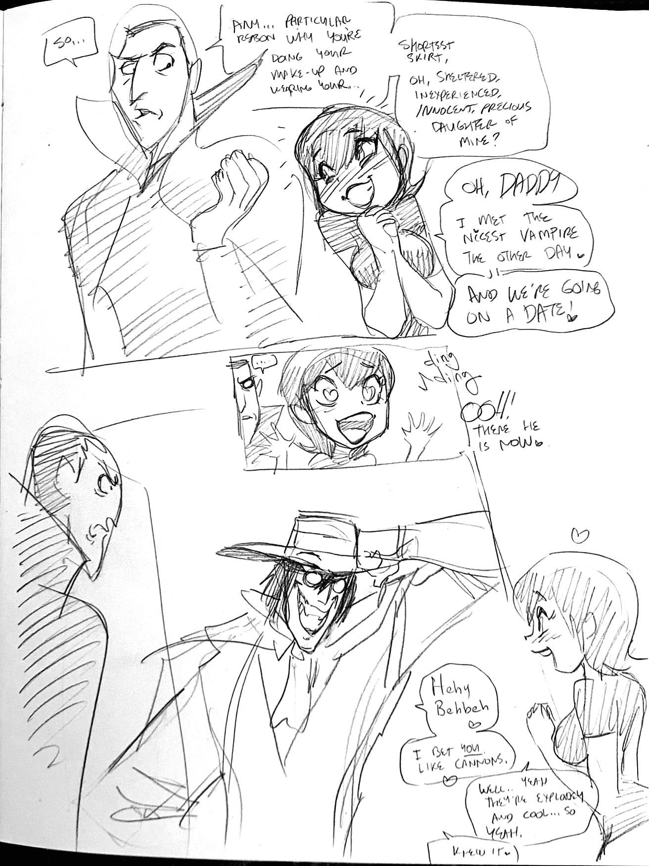 Booty Doc Goof-Off: Mavis x Alucard page 2