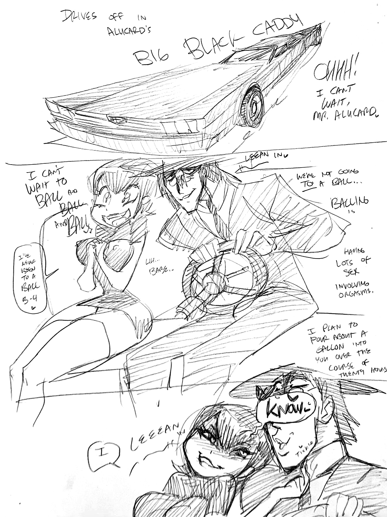 Booty Doc Goof-Off: Mavis x Alucard page 6