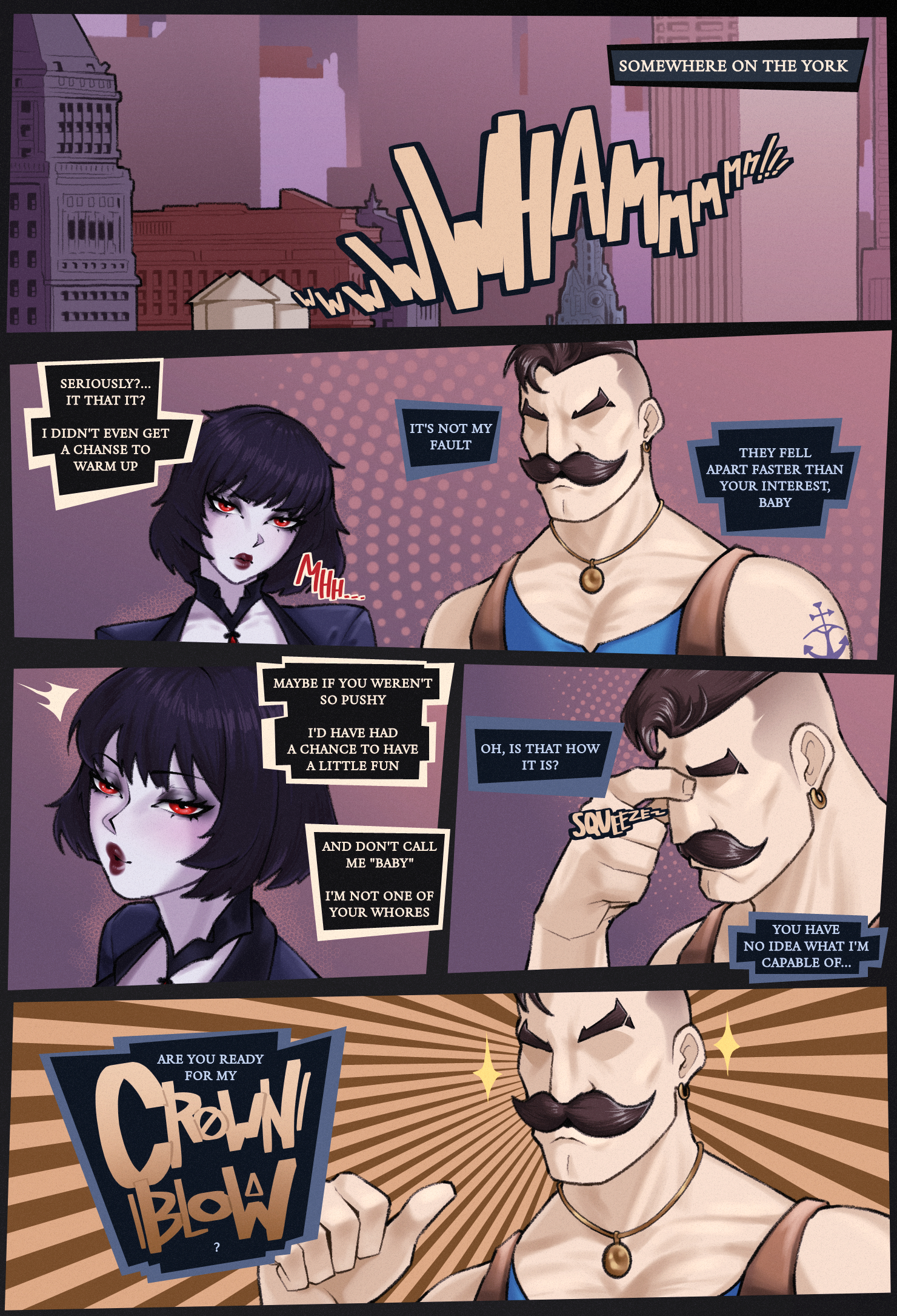 DEADLOCK/CROWN BLOW comic page 2