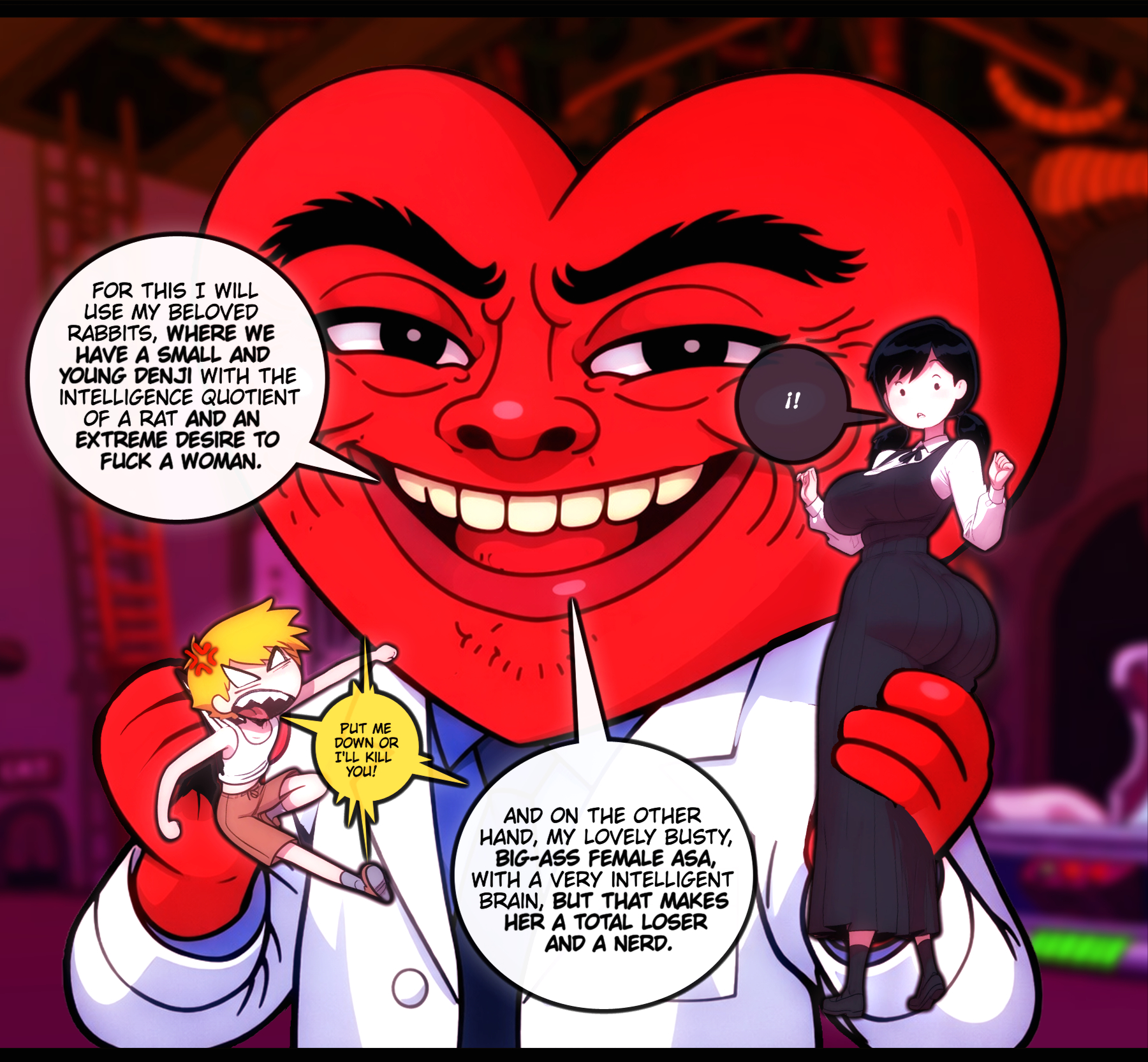 Dr.Love Experiments 1# - Chainsawmen DenjixAsa page 3
