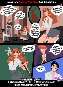 Hermione's Chose Your Own Sex Adventure page 1