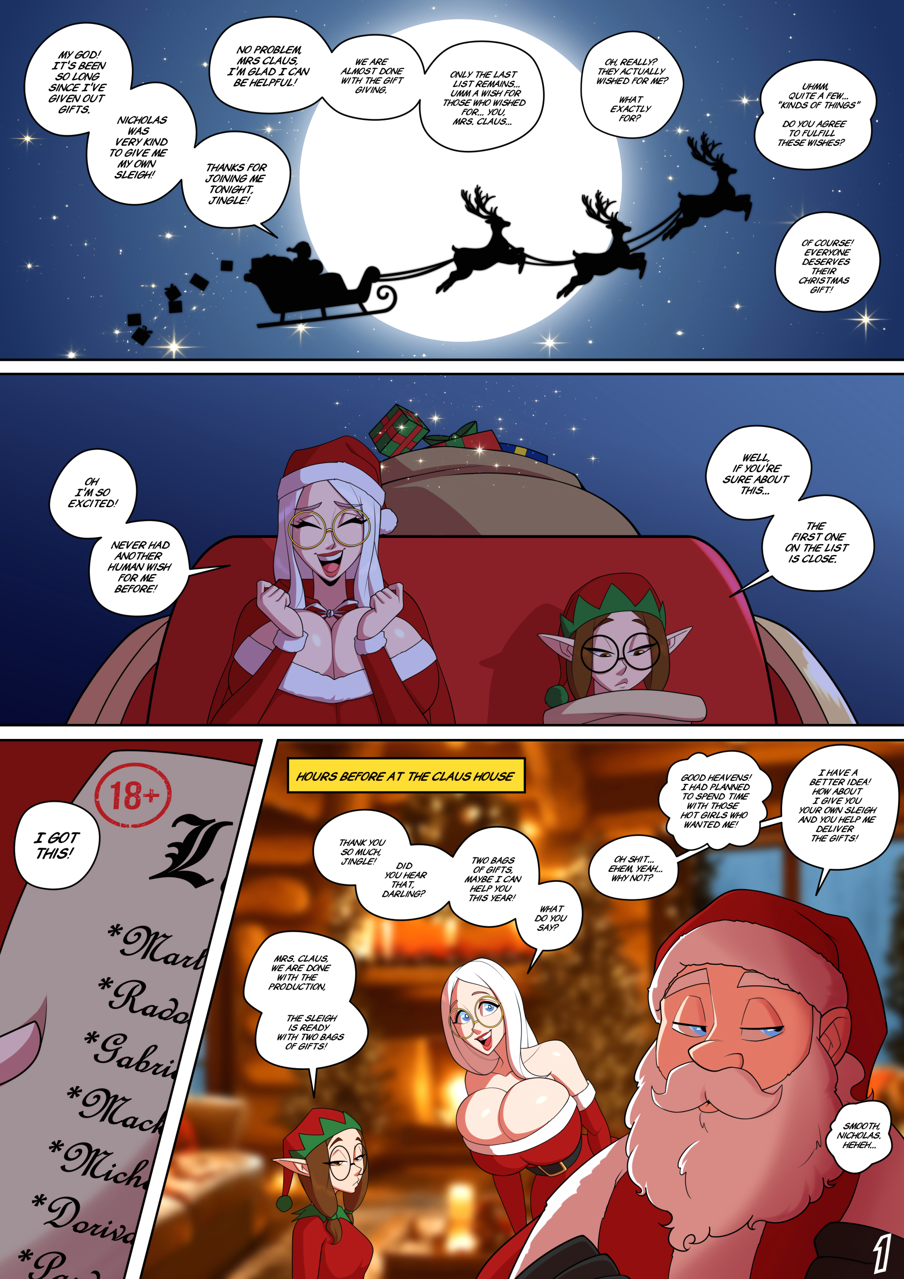 Mrs. Claus in: White Christmas! page 1